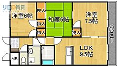 物件の間取り