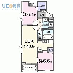 物件の間取り