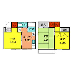 Sophia　House 1階3Kの間取り