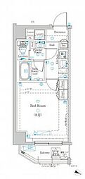 DIPS東十条駅前RESIDENCE 1Kの間取図画像