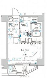 DIPS東十条駅前RESIDENCE 1Kの間取図画像