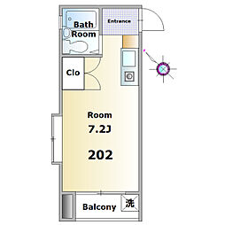 間取図画像 ワンルーム