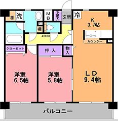 物件の間取り