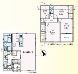 物件画像 八王子市川口町　第84　3号棟(TH)