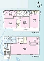 物件画像 横浜市旭区上白根3丁目　全2棟2号棟(HH)