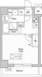 アーバンパーク綾瀬 1Kの間取図画像