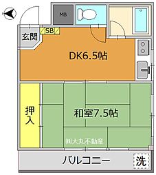 間取図画像 1DK