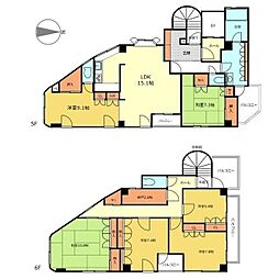 GODAI方南町 5階6LDKの間取り