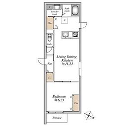間取図画像 1LDK