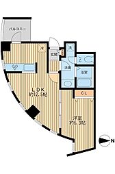 WILLTERRACE新代田 1LDKの間取図画像