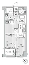 CITYCURRENT目黒学芸大学 1LDKの間取図画像
