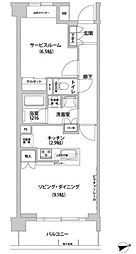 コンフォリア目黒青葉台 1LDKの間取図画像