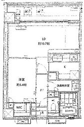 グランホース世田谷レジデンス 1LDKの間取図画像