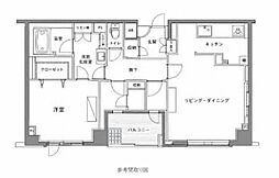 松濤アパートメント 1LDKの間取図画像
