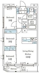 物件の間取り