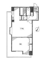 COMFORTTERRACE 1LDKの間取図画像