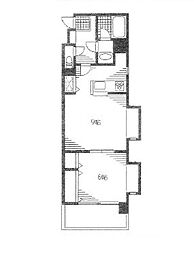 COMFORTTERRACE 1LDKの間取図画像