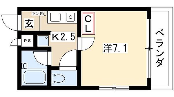 本陣通ビル ｜愛知県名古屋市中村区本陣通5丁目(賃貸マンション1R・4階・20.98㎡)の写真 その2