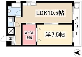 豊国ビル  ｜ 愛知県名古屋市中村区豊国通4丁目5（賃貸マンション1LDK・6階・43.74㎡） その2