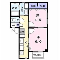 ウイングパレス  ｜ 愛知県名古屋市中川区法華西町4丁目27（賃貸アパート2K・1階・36.74㎡） その2