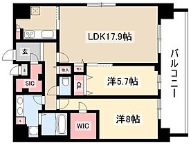 L’ENVOL MEIEKI  ｜ 愛知県名古屋市中村区太閤1丁目20-9（賃貸マンション2LDK・8階・84.44㎡） その2