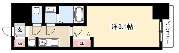 ディアレイシャス浅間町 ｜愛知県名古屋市西区幅下2丁目(賃貸マンション1K・13階・27.91㎡)の写真 その2