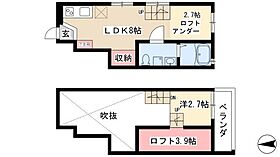 White Hills East  ｜ 愛知県名古屋市中村区太閤3丁目9-3（賃貸アパート1LDK・1階・31.26㎡） その2