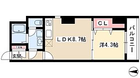 エイトエムジー名駅  ｜ 愛知県名古屋市中村区亀島2丁目14-5（賃貸マンション1LDK・7階・35.39㎡） その2