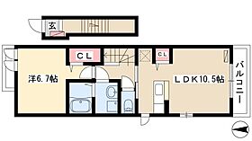 K.Nコンプレーション　III  ｜ 愛知県名古屋市中川区横前町8（賃貸アパート1LDK・2階・44.97㎡） その2