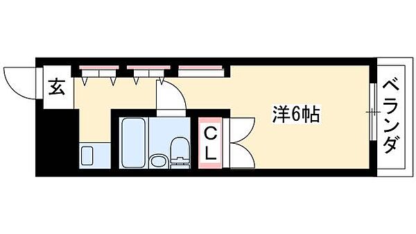 メゾン・ド・セレブラル ｜愛知県名古屋市中村区名駅南5丁目(賃貸マンション1R・5階・16.63㎡)の写真 その2