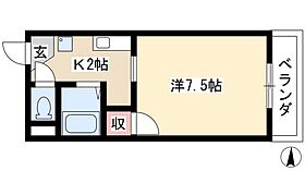 キララハイツ  ｜ 愛知県名古屋市中村区草薙町2丁目112（賃貸マンション1K・2階・23.11㎡） その2