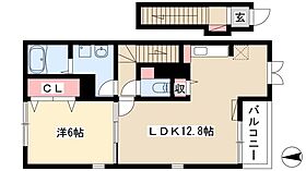 プラシード　N  ｜ 愛知県名古屋市中川区打中1丁目231（賃貸アパート1LDK・2階・49.17㎡） その2