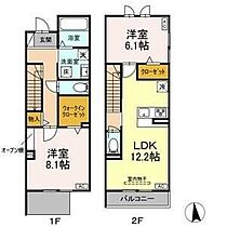 リヴェース Athanasia  ｜ 愛知県名古屋市中村区岩塚町3丁目135（賃貸アパート2LDK・1階・72.36㎡） その2