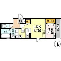 ブランクレール  ｜ 愛知県名古屋市中村区井深町303（賃貸アパート1LDK・1階・35.01㎡） その2