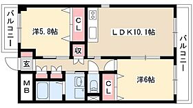 ギブリ千音寺  ｜ 愛知県名古屋市中川区富田町大字千音寺字赤星裏4581-2（賃貸マンション2LDK・2階・53.35㎡） その2