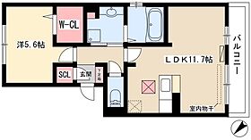 リブラン  ｜ 愛知県名古屋市中村区佐古前町14-58（賃貸アパート1LDK・1階・44.62㎡） その2