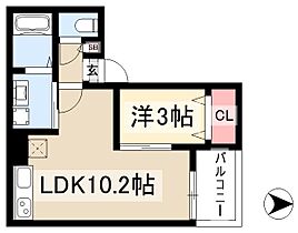 GRANDBLUE nagasukaII  ｜ 愛知県名古屋市中川区長須賀3丁目1203（賃貸アパート1LDK・3階・30.58㎡） その2