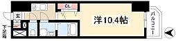 CRESTTAPP金山 1Kの間取図画像