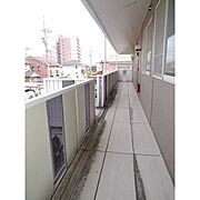 ベランダでいっぷく…