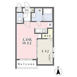 Ｃｈｅｒｉｍ元中村 3階1LDKの間取り