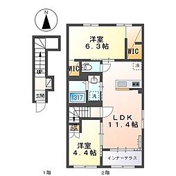 サン　フルール 2階/-
