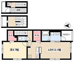 アーバンハイツA 3階/-