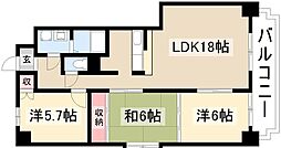 悠和苑 3LDKの間取図画像