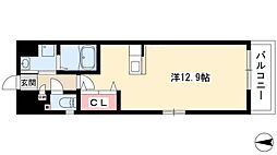 PlatinumN ワンルームの間取図画像