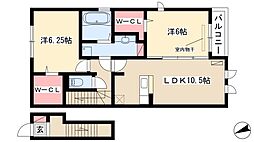 フェリーチェ 2階