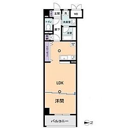 BPRレジデンス金山 1LDKの間取図画像