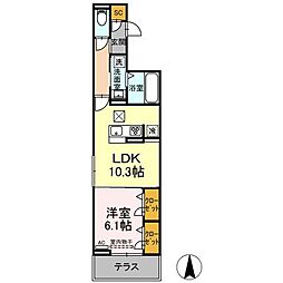 セレスティア助光 D棟 2階