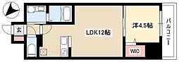 グランアビタシオンノリタケ 1LDKの間取図画像