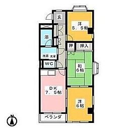 グランドヒルズ一番館 4階/-