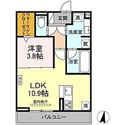 エクラノーブル 2階/-